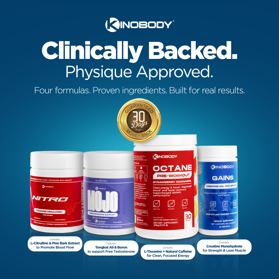 KINO BODY — Campaign Strategy · Creative Direction for Performance Supplements by Overlay Studios