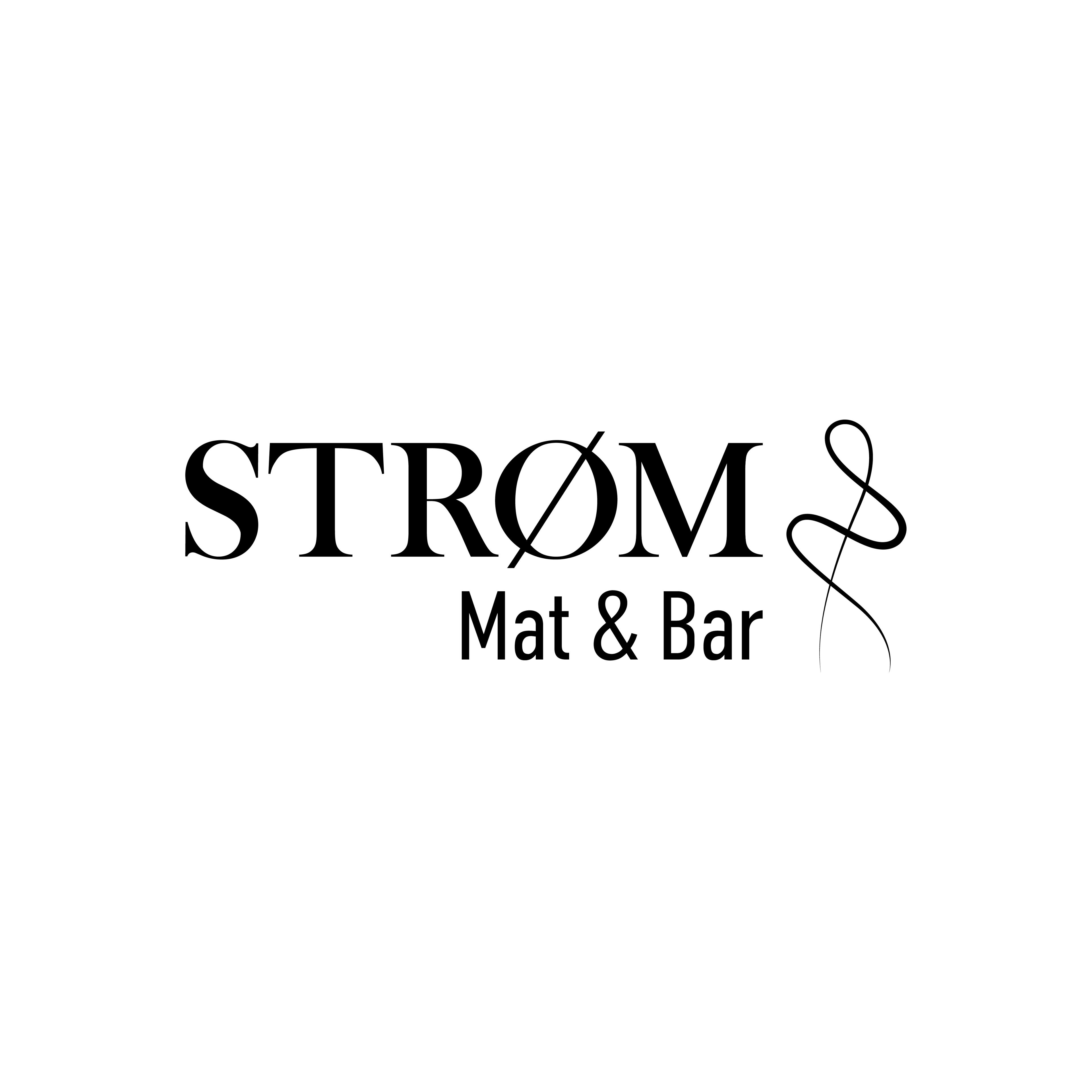 STRØM MAT & BAR — Brand Identity · Logo Design for Bar & Restaurant by Overlay Studios