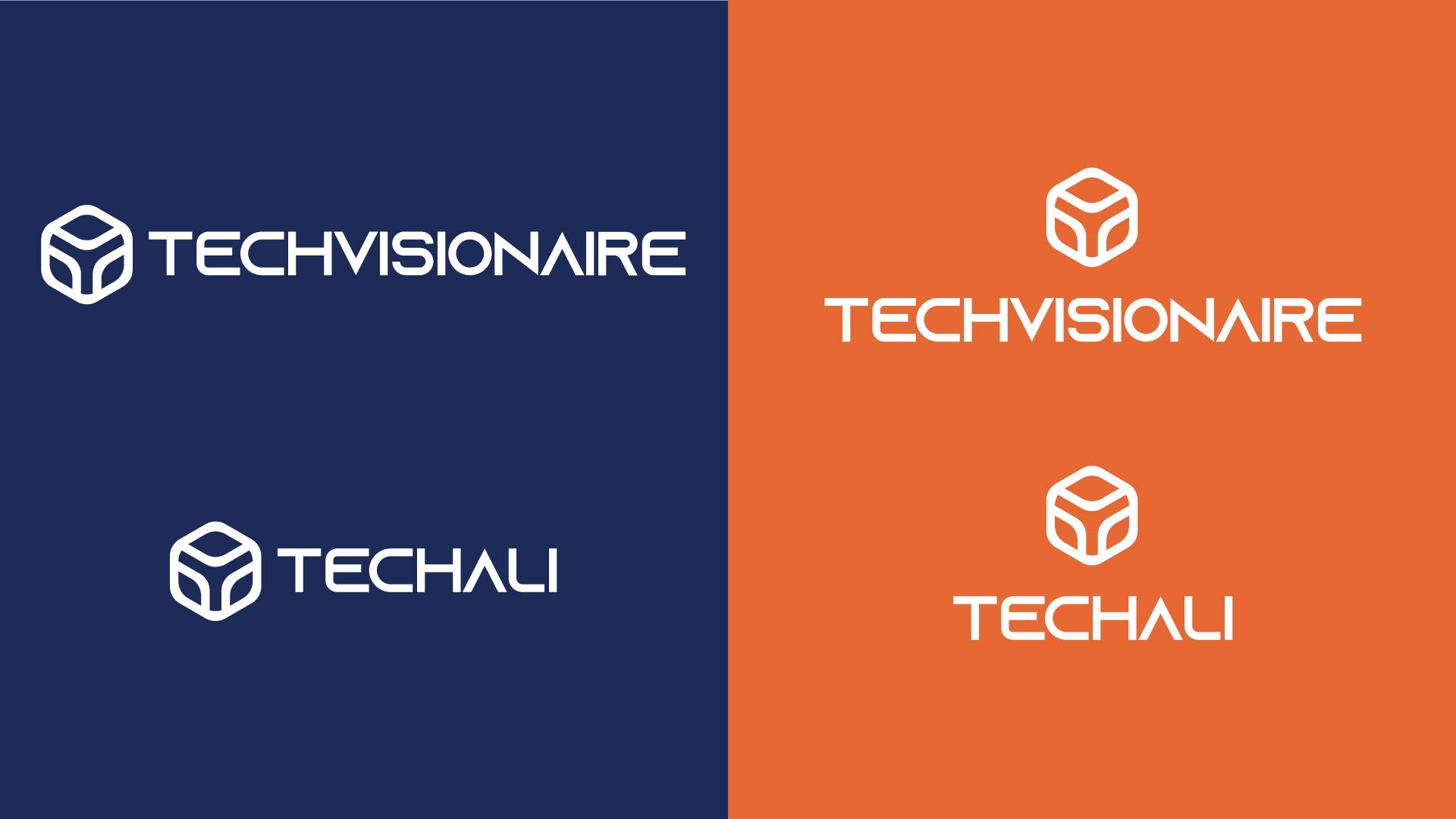 TECHALI — Brand Identity · Logo Design for Technology by Overlay Studios