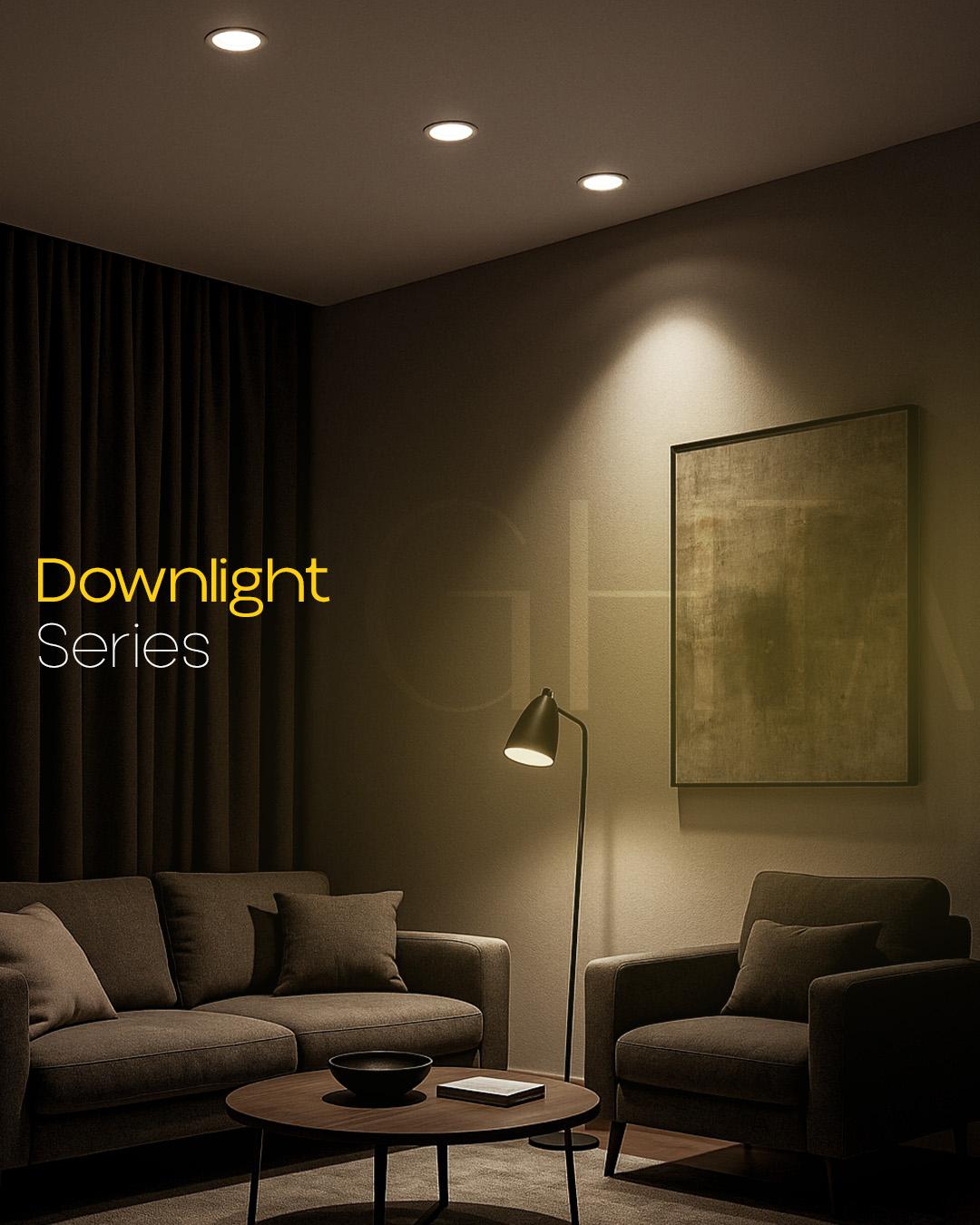 WATTS & LUXES — Brighta Downlight Series — Campaign Strategy · Creative Direction · Social & Content by Overlay Studios — visual 3