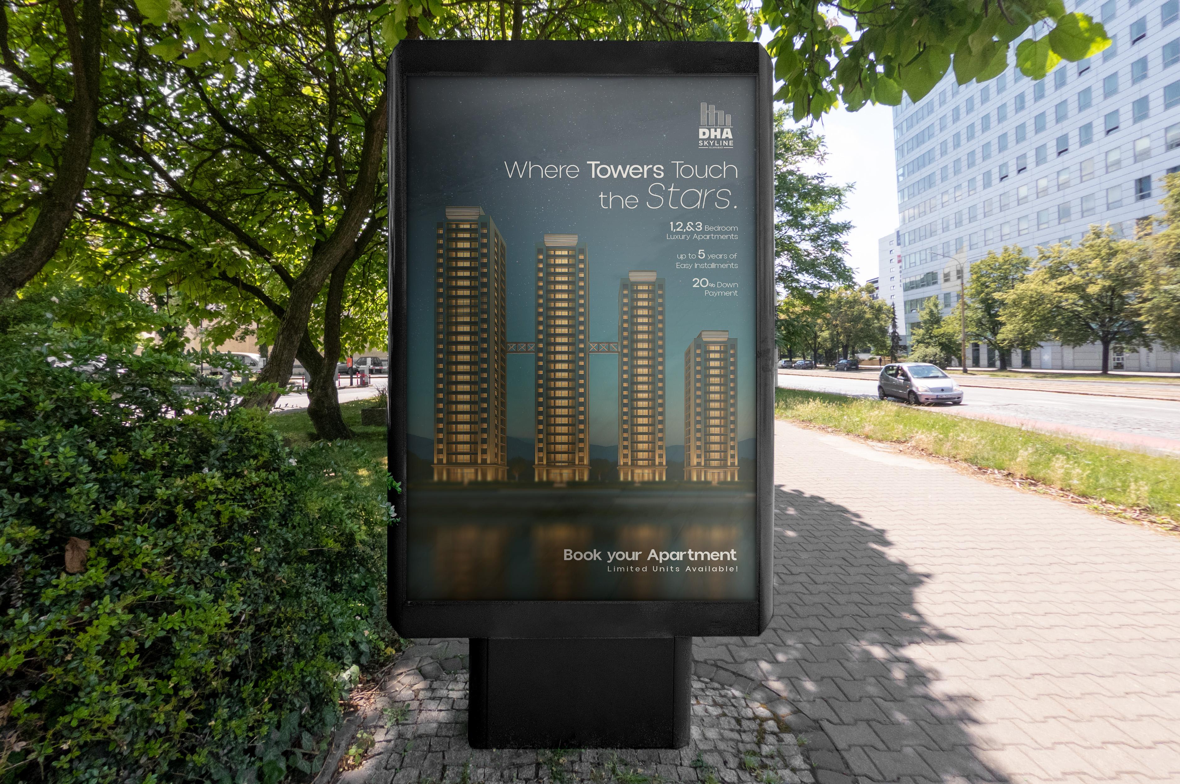 DHA SKYLINE — Campaign Strategy · Creative Direction by Overlay Studios — visual 2