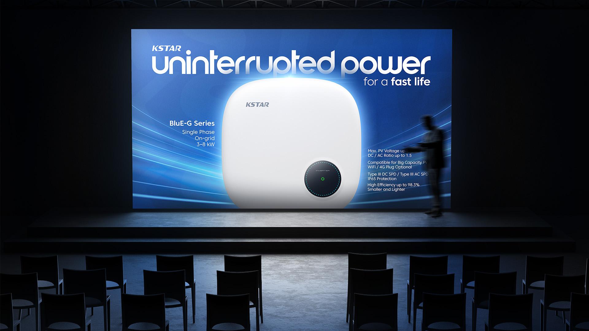 KSTAR — Uninterrupted Power — Campaign Strategy · Art Direction by Overlay Studios — visual 4