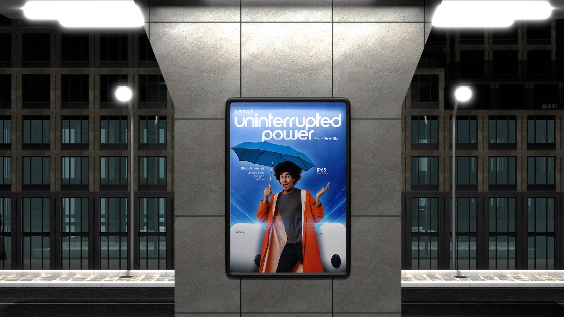 KSTAR — Uninterrupted Power — Campaign Strategy · Art Direction by Overlay Studios — visual 11