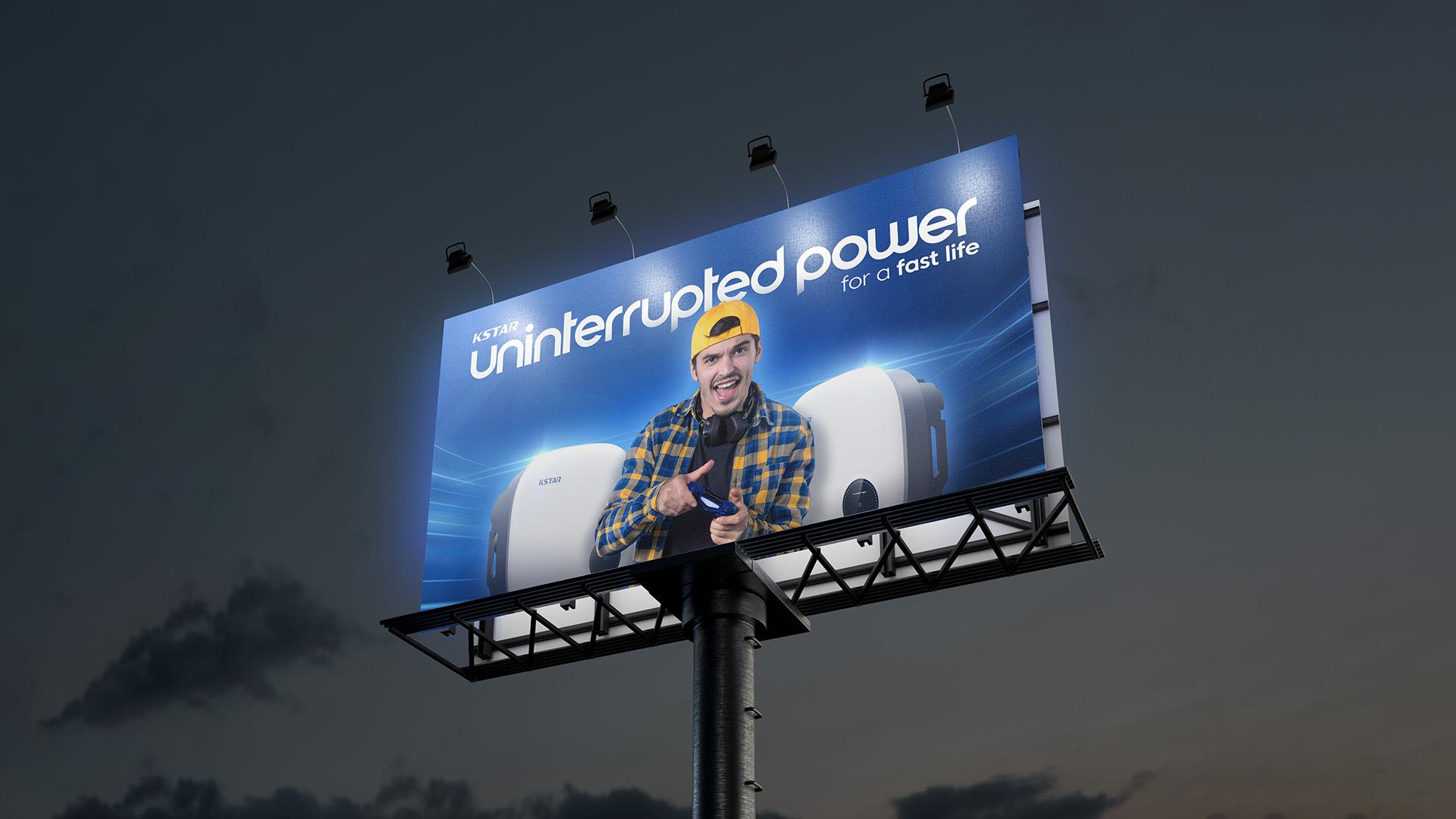 KSTAR — Uninterrupted Power — Campaign Strategy · Art Direction by Overlay Studios — visual 14