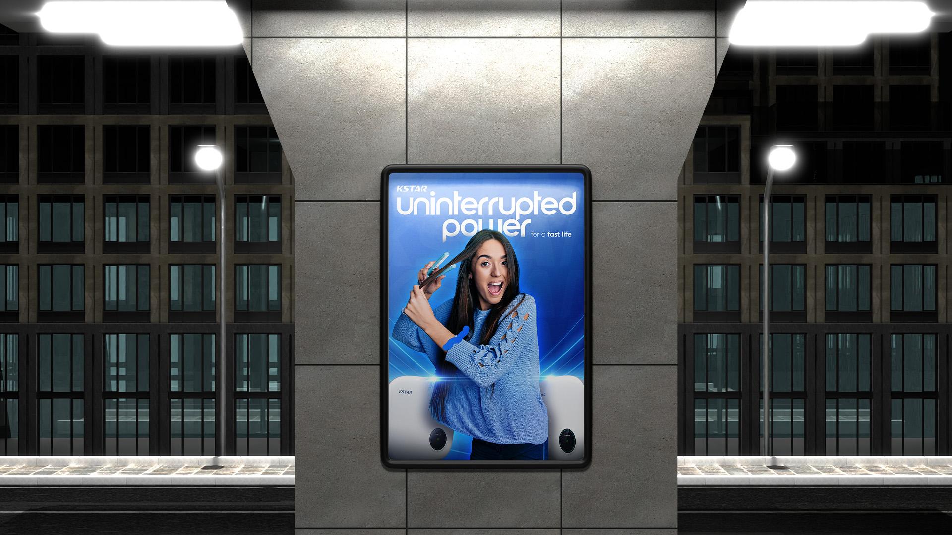 KSTAR — Uninterrupted Power — Campaign Strategy · Art Direction by Overlay Studios — visual 16