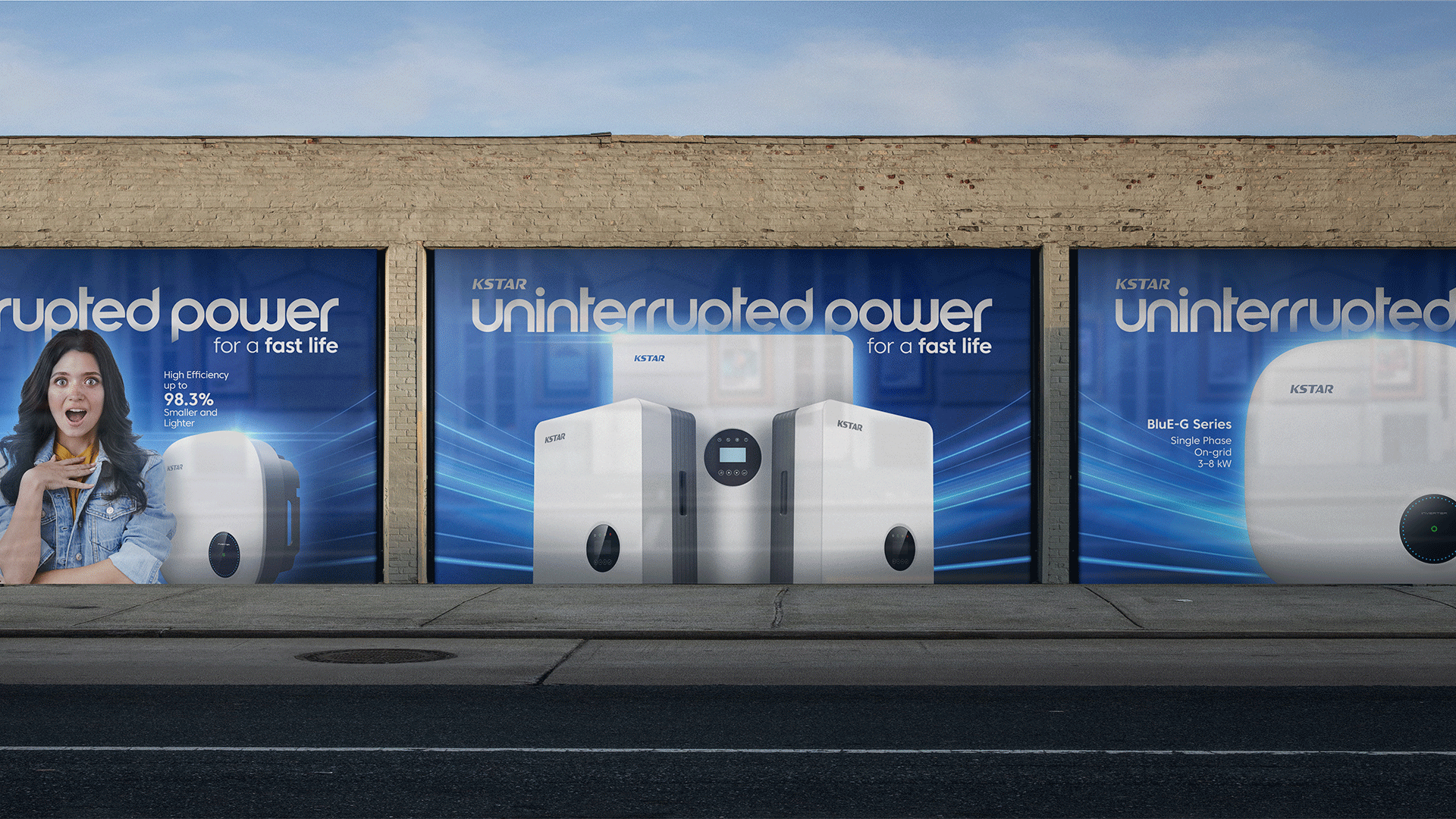KSTAR — Uninterrupted Power — Campaign Strategy · Art Direction by Overlay Studios — visual 8